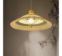 QHQQXN Creative Umbrella Schandelier Hanging Light Lamp Creative Dining Room Wicker Ceiling Chandelier for Dining Room Bedroom Living Room/40 * 23Cm/50 * 25Cm/50 * 25Cm