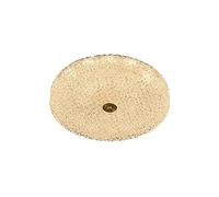 QHQQXN Crystal Chandelier Flush Mount Light Fixture Luxury Ceiling Light Fixture Dimmable Fashions shallow Wall Light for Kitchen Island Bathroom Bedroom Hallway-Tri-Tone Light 50x8cm