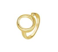 QHQQXN Cute Round Loop Statement Adjustable Ring for Women Gold Plated Minimalist Geometric Hollow Circle O Wedding Eternity Band Knuckle Tail Open Wrap Finger Rings Comfort Fit Fashion Jewelry Size