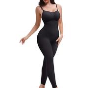 QHQQXN Hourglass Shapewear Bodysuit Leggings 360 Compression 2 Sizes Look Full Body Shaper One Piece No Roll Down