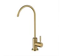 QHQQXN Kitchen Faucet Gold Stainless Steel Rotate Kitchen Tap Faucet Deck Mount Cold Hot Water Sink Mixer Taps,A1112N,One Size