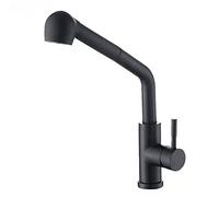 QHQQXN Kitchen Faucet with Pull Down Sprayer, Brushed Nickel Faucets for Kitchen Sink, One-click Switching, 360° Rotary Hot and Cold Dual Control Tap, Ceramic Valve Core