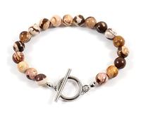 QHQQXN MOCHAMIK Bysonglezai Herren Armbänder Frauen Neues Männer Mode Knebelverschlüsse 8 Mm Perlen Für Männer