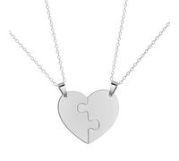 QHQQXN Puzzle Piece Necklace For Women And Men, Love Heart Puzzle Pendant Necklace 2/3/4/5/6 Pieces, Millennium Puzzle Necklace, Autism Puzzle Piece Necklace For Men