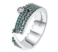 QHQQXN S925 Silver Crocodile Brick Ladies Ring, Personlig sterlingsilverring