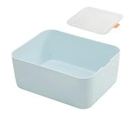 QHQQXN Storage Boxes 3PCS Closet Organizer with Lid Wardrobe Washable Clothes Organizer Visible Foldable Drawer Separation Box for Home Jeans T-shirt Socks Panty 1/10/15 Grids