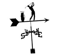 QHQQXN Weather Vane Wind Direction Indicator Wind Vane Weathervane, Play Golf