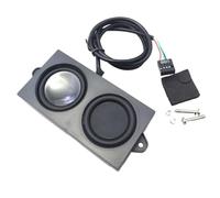Qhsgdbgem Computer Voltage Safe USB Audio Speaker Plastic | Low voltage operation under 50Vac, built-in USB sound card, 9-pin plug for motherboard, sturdy design.