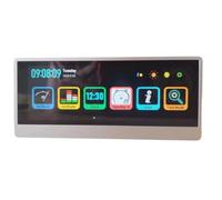 Qhsgdbgem Page Turning Clock Music Spectrum LED Desk Light Display for Home | Perfect for gaming, , or music, the product doubles as a practical clock and ambient light, with two display modes.