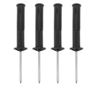 Qhsgdbgem Soccer Corner Flag Spring Base Spike security Secure Steel | Spring spike secures firmly into ground for stability in strong winds and heavy use; steel construction endures rigor.