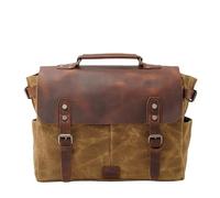 QHSJGBL for CM300 for QJ350 300 Retro Motorcycle Saddle Bag Waterproof Motorbike Side Bag Large Capacity Saddlebags Canva Backpack Motor Pannier Bag(Brown)