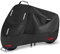QHuaL Motorcycle Cover Waterproof Outdoor Motorbike Cover Scratch Resistant for Yamaha XVS 950 2009-2022, Moped Cover Dustproof Breathable Anti UV