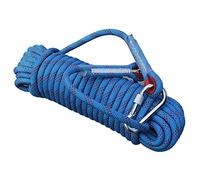 QHY 18MM Static Climbing Rope All Purpose High Strength Cord Braid Rope Static Rock Climbing Rope For Escape Rope Ice Climbing Equipment Fire Rescue Parachute (Color : Blue, Size : 25M*18MM)