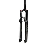 QHY Cycling Suspension forks MTB Bicycle Fork Air Supension 26/27.5/29er Mountain Bike Front Fork Rebound Adjustment ABS Lock Straight/Tapered Travel 100mm (Color : 29er Tapered Hand)