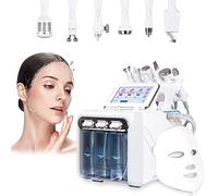 QHYAH Hydrogen Oxygen Skin Care Beauty Machine, 7-in-1 Multifunctional Vacuum Face Cleaning Hydro Water Oxygen Jet Peel Facial Sprayer, Professional Beauty Equipment
