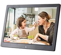 QHYXT Digital Photo Frame, 13-Inch Widescreen 1080P Hd Electronic Photo Album Multi-Function Abs Plastic Digital Photo Album