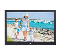 QHYXT Digital Photo Frame, 15" Digital Picture Frame Wall Mounted Electronic Photo Album - 1280X800 Hd Ips Screen Display - Calendar Alarm Auto On/Off Timer With Remote Control, Support Usb A