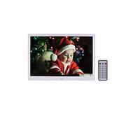 QHYXT Digital Photo Frame 7 inch TFT LCD Multi-function Wide Screen Desktop Digital Photo Frame glass Photo Frame white black Delightfully To Use And Share Photo