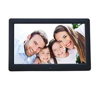 QHYXT Digital Photo Frames 8 inches, IPS widescreen, high definition 1280 x 720 resolution, support clock, calendar, USB drive, SD card, mmc