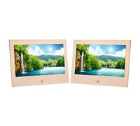 QHYXT Digital Picture Frame 10 inch electronic photo frame human body sensing metal case video advertising Player electronic album electronic photo frame high definition Digital Photo Frame