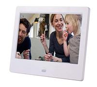 QHYXT Digital Picture Frame 7.0 Inch 1024X600 High Resolution Photo/Music/Hd Video Player/Calendar/Alarm Auto On/Off With Remote Control Digital Photo Frame