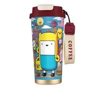QHZLY 316 Stainless Steel an Adventure Plan Coffee Cup Red, Large Insulated Travel Tumbler for Office Home Car Use