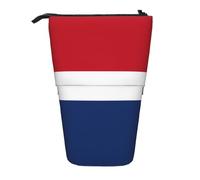 QHZLY Adjustable Dutch Flag Pencil Case with Zipper, Portable Large Capacity Storage for Stationery