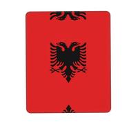 QHZLY Albanian flag Multi-Size Rubber Edge Mouse Pad 10 x 12 inch for Office Gaming Study Desk Laptop Console