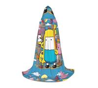 QHZLY An Adventure Plan Hooded Cape S For Teenagers Long Cloak Cosplay Masquerade Stage Costume Comic-Con Carnival Role-Play
