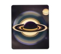 QHZLY Beautiful Saturn Multi-Size Rubber Edge Mouse Pad 10 x 12 inch for Office Gaming Study Desk Laptop Console