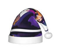 QHZLY BewitchedBash Holiday Santa Hat for Kids Polyester Fluffy Trim Cap Costume Accessory