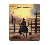 QHZLY Cowboy Chronicles Multi-Size Rubber Edge Mouse Pad 10 x 12 inch for Office Gaming Study Desk Laptop Console