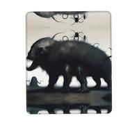 QHZLY CreepyCreatures Multi-Size Rubber Edge Mouse Pad 10 x 12 inch for Office Gaming Study Desk Laptop Console