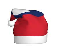 QHZLY Flag of Laos Christmas Hat for Adults, Plush Holiday Party Accessory for Festivals and Events