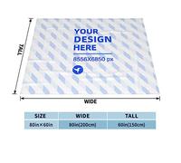QHZLY flying white goose Flannel Blanket 60"x50" Winter Lightweight Soft for Bed Sofa Camping Travel Home