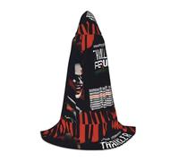 QHZLY FrightFest Hooded Cape L For Teenagers Long Cloak Cosplay Masquerade Stage Costume Comic-Con Carnival Role-Play