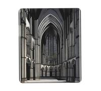 QHZLY Gothic Cathedrals Multi-Size Rubber Edge Mouse Pad 10 x 12 inch for Office Gaming Study Desk Laptop Console