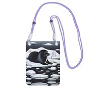 QHZLY Seals on ice Crossbody Mobile Phone Bag Purple with Adjustable Strap for Women â€“ Fashionable, Convenient