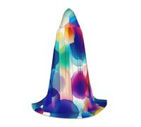QHZLY So many bubbles Hooded Cape S For Teenagers Long Cloak Cosplay Masquerade Stage Costume Comic-Con Carnival Role-Play