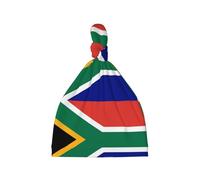 QHZLY Soft Baby South African Flag Beanie Hat - Comfortable, Warm, Skin-Friendlyfor Newborns 0-6 Months Black