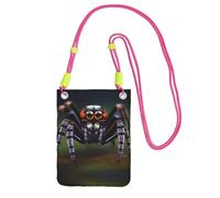 QHZLY Tropical rainforest spiders Crossbody Mobile Phone Bag Fuchusia with Adjustable Strap for Women – Fashionable, Convenient