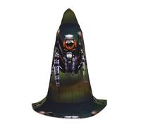 QHZLY Tropical rainforest spiders Hooded Cape M For Teenagers Long Cloak Cosplay Masquerade Stage Costume Comic-Con Carnival Role-Play