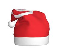 QHZLY Tunisian flag Christmas Hat for Adults, Plush Holiday Party Accessory for Festivals and Events