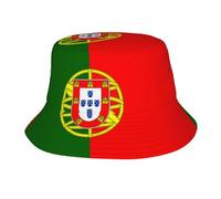 QHZLY Unisex Portuguese Flag Bucket Hat for Outdoor Activities, Breathable for Gardening, Beach, Hiking, Fishing Black