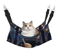 QHZLY Velvet a Cosmic Voyage Hammock M for Small Pets – Comfortable and Breathable for Cats, Rabbits, Ferrets