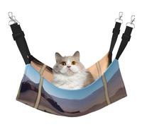 QHZLY Velvet a Desert Vistas Hammock M for Small Pets â€“ Comfortable and Breathable for Cats, Rabbits, Ferrets