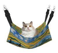 QHZLY Velvet A Field Pattern Hammock M for Small Pets â€“ Comfortable and Breathable for Cats, Rabbits, Ferrets