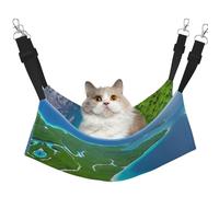 QHZLY Velvet An island in the Sea Hammock L for Small Pets – Comfortable and Breathable for Cats, Rabbits, Ferrets