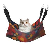 QHZLY Velvet Artistic Wonder Hammock M for Small Pets â€“ Comfortable and Breathable for Cats, Rabbits, Ferrets