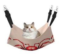 QHZLY Velvet Cute little red spider Hammock L for Small Pets â€“ Comfortable and Breathable for Cats, Rabbits, Ferrets
